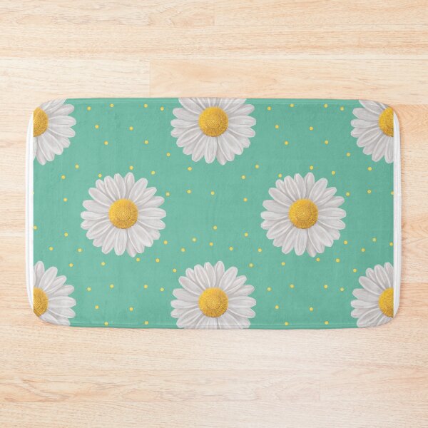 Item preview, Happy Daisy Pattern - Mint designed and sold by 7oaksArt.