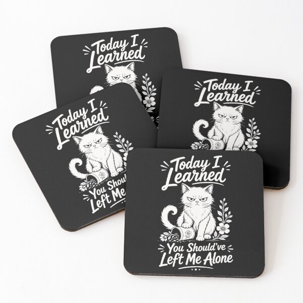 Item preview, Today I Learned Something About Boundaries Cat Lover T-Shirt | Funny Cat Mom Sarcastic Graphic Gift designed and sold by Trendably.