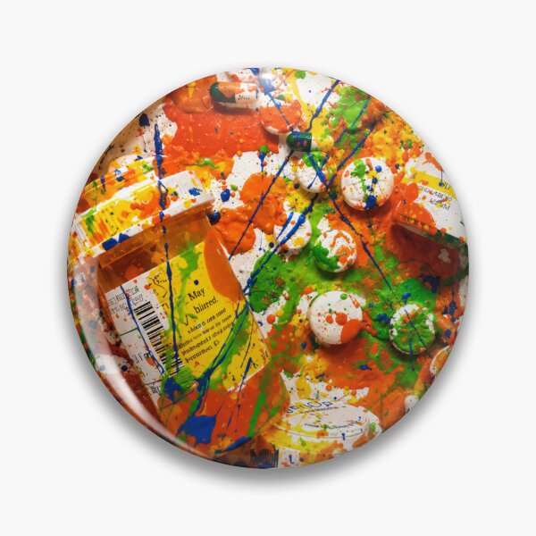 Item preview, Chaos Prescription Abstract Paint Splatter Art designed and sold by THE SPLATTERED HAUS BY SAGE BANKS.