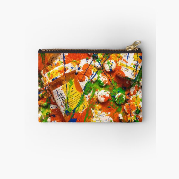 Item preview, Chaos Prescription Abstract Paint Splatter Art designed and sold by THE SPLATTERED HAUS BY SAGE BANKS.