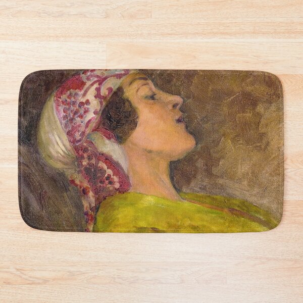 Item preview, 'Maggie' female portrait still life painting art print circa 1916 by Venny Soldan-Brofeldt  designed and sold by Jéanpaul  Ferro.
