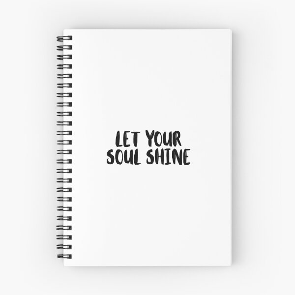 Item preview, Let Your Soul Shine Inspirational Quote designed and sold by jianina-alondra.