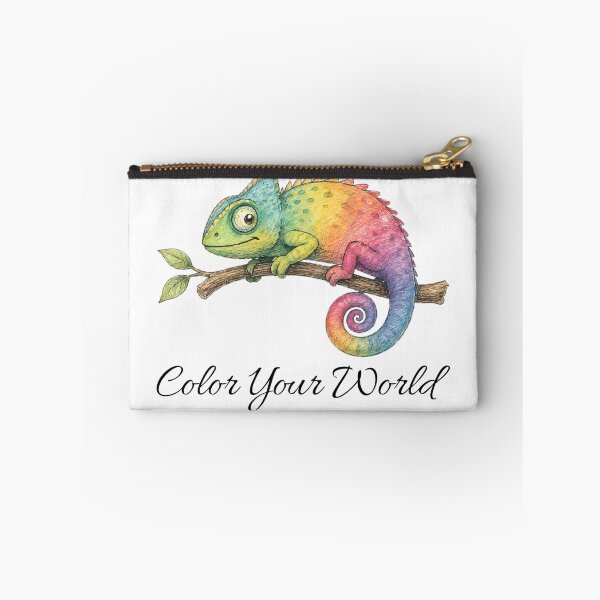 Item preview, Color Your World Chameleon – Colorful Nature Design designed and sold by Buli89.