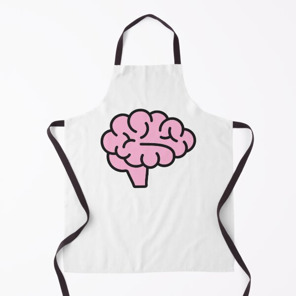 Item preview, Cute Pink Brain Anatomy Illustration designed and sold by VectorForge Studio.