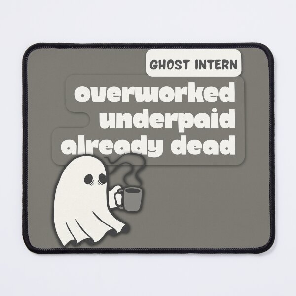 Item preview, Ghost Intern Funny Halloween Work Joke designed and sold by pulse_retail.