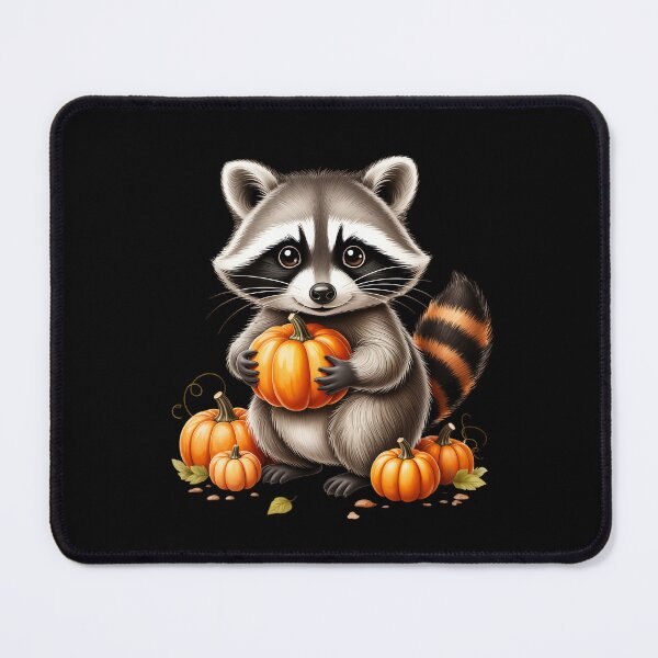 Item preview, Raccoon Holding Pumpkins designed and sold by jkrphoto.
