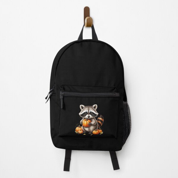 Item preview, Raccoon Holding Pumpkins designed and sold by jkrphoto.