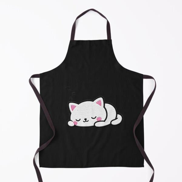 Item preview, Cute Sleepy Cat Embroidery Patch Illustration designed and sold by ColorSplash123.