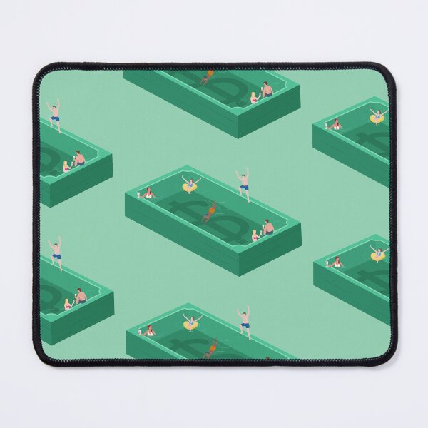 Item preview, Swimming in Cash Rich Life Money Illustration designed and sold by Moody Critters.