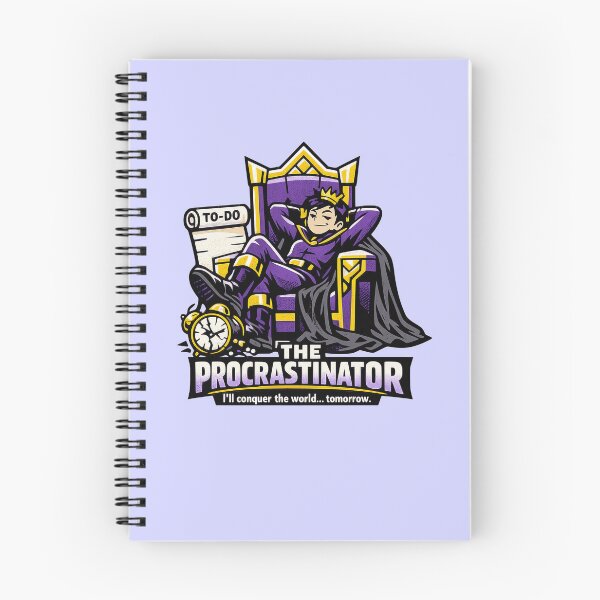 Item preview, The Procrastinator – I'll Conquer The World Tomorrow designed and sold by KungPowUnicorn.
