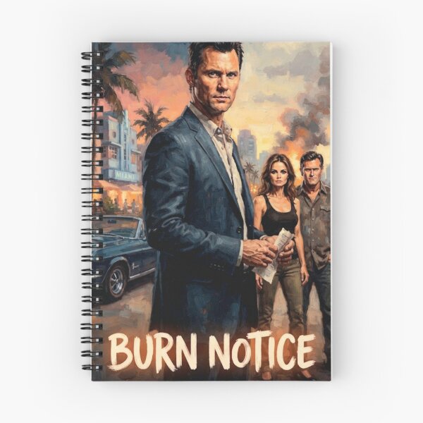 Item preview, Burn Notice Action Thriller Fine Art Tribute designed and sold by Art's Diner.