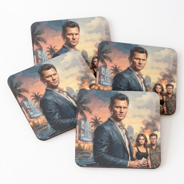 Item preview, Burn Notice Action Thriller Fine Art Tribute designed and sold by Art's Diner.