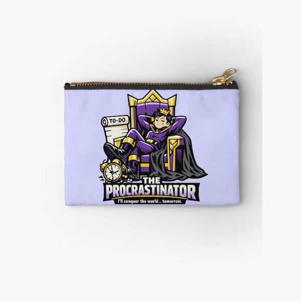 Item preview, The Procrastinator – I'll Conquer The World Tomorrow designed and sold by KungPowUnicorn.