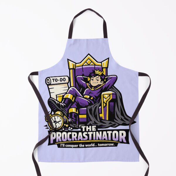 Item preview, The Procrastinator – I'll Conquer The World Tomorrow designed and sold by KungPowUnicorn.