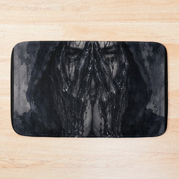 Item preview, Dark Resin — Gothic Hooded Man Watercolor Art designed and sold by GrabaHuk.