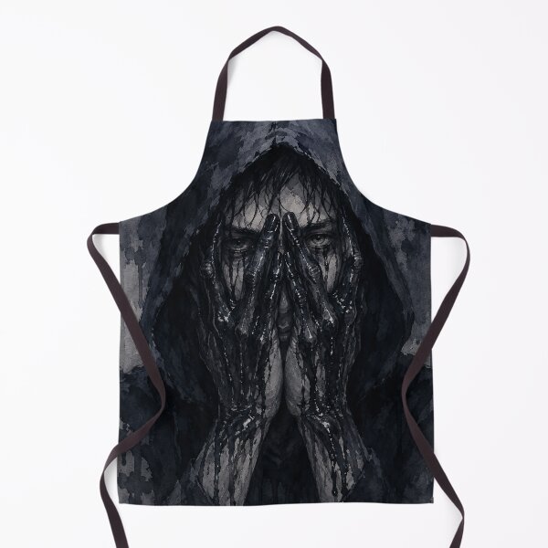 Item preview, Dark Resin — Gothic Hooded Man Watercolor Art designed and sold by GrabaHuk.