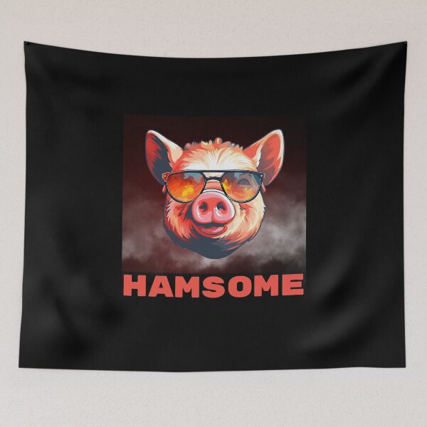 Item preview, Hamsome Pig Head designed and sold by monika-arthing.