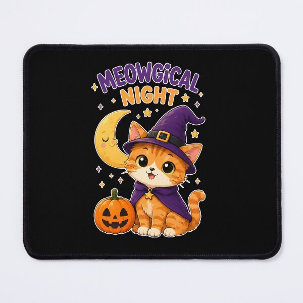 Item preview, Meowgical Night - Cute Cat - Halloween - Cat Witch designed and sold by bkeer abobkr.