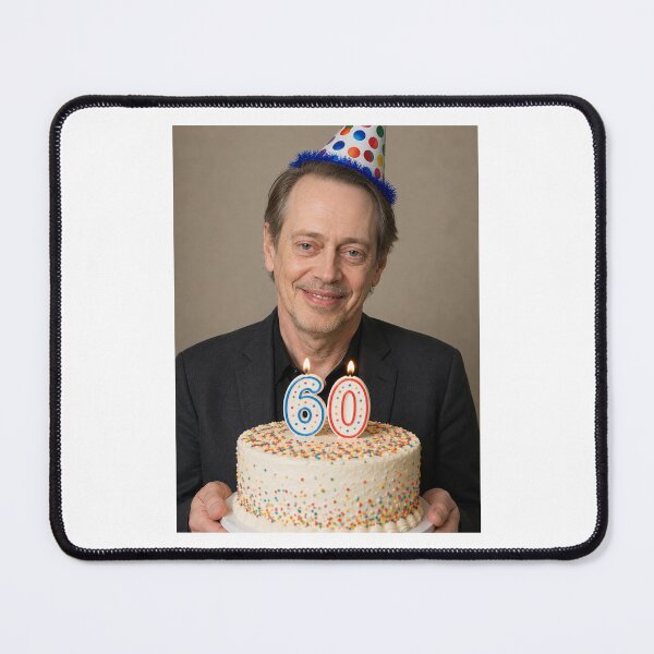 Item preview, Steve buscemi 60th birthday Birthday funny prank meme memes parody designed and sold by CheeseBlueprint.