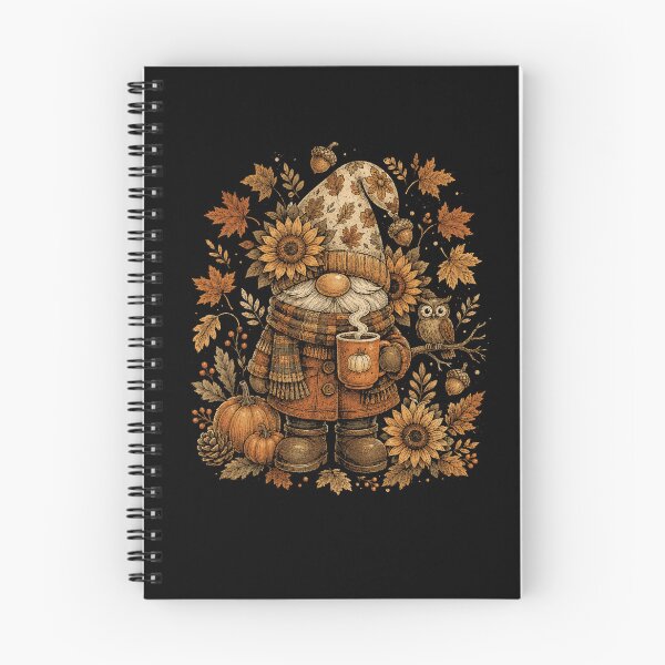 Item preview, Cozy Autumn Gnome Pumpkin Mug Sunflower Owl Vintage designed and sold by Moizento.