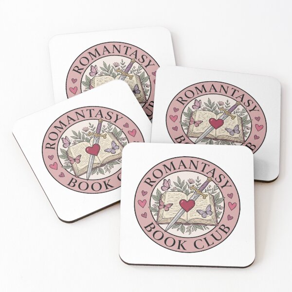 Item preview, Romantasy Book Club - Romantic Fantasy Reader Aesthetic Badge designed and sold by LunnaAtica.
