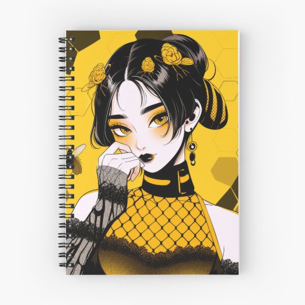 Item preview, Golden Honey Bee Queen Dark Gothic Anime Girl designed and sold by store52.