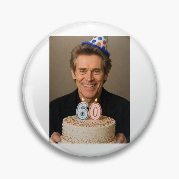 Item preview, Willem dafoe 60th birthday Birthday funny prank meme memes parody designed and sold by CheeseBlueprint.