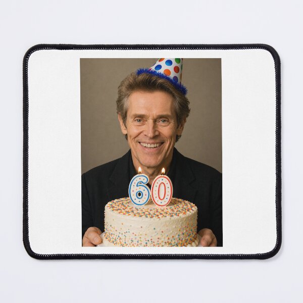 Item preview, Willem dafoe 60th birthday Birthday funny prank meme memes parody designed and sold by CheeseBlueprint.