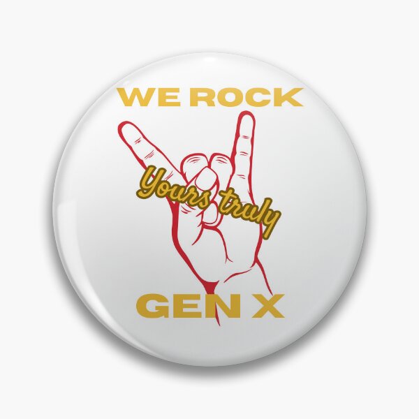 Item preview, Gen X We Rock, Yours Truly Hand vintage style designed and sold by TB-73.