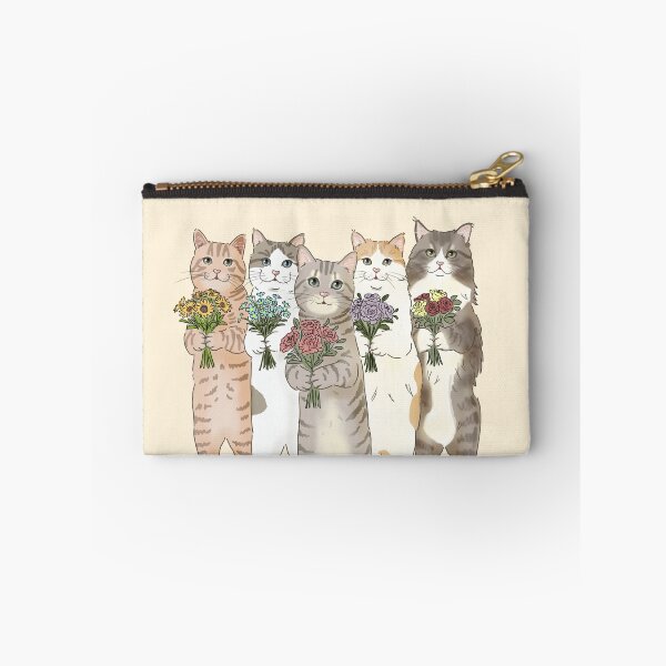 Item preview, You Deserve Flowers Cats Bouquet designed and sold by hanielmeowtrait.