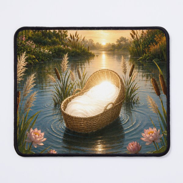 Item preview, Prophet Musa Story – Baby in the River | Islamic Nursery Art designed and sold by Noor_Creations.
