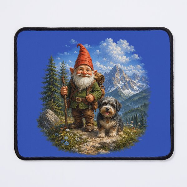 Item preview, Happy Gnome with Dog designed and sold by Alpine-Ink.