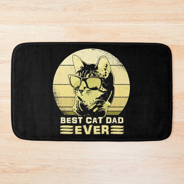 Item preview, Cool Cat Dad Sunglasses Headphones Retro Sunset designed and sold by OlyvieArt.