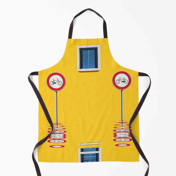 Item preview, permission to ride your bike against yellow walls designed and sold by mister-john.