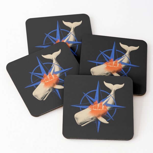 Item preview, Moby Dick: Compass Rose Whale and Ship designed and sold by Fenay Designs.