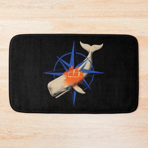Item preview, Moby Dick: Compass Rose Whale and Ship designed and sold by Fenay Designs.