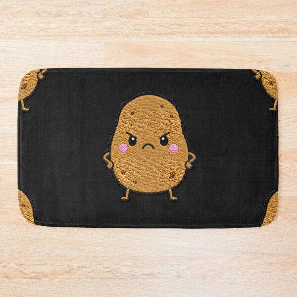 Item preview, Funny Angry Potato Kawaii Embroidery Patch designed and sold by ColorSplash123.