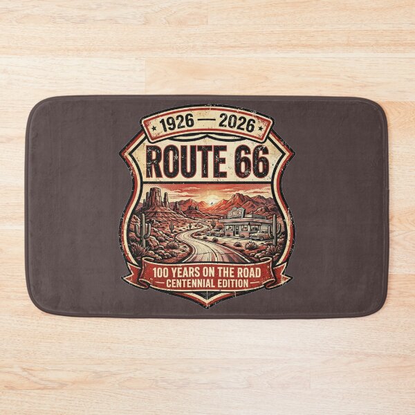 Item preview, Route 66 100 Years On The Road Centennial Edition designed and sold by Normandy Road Heritage™ - Vintage Garage Art.
