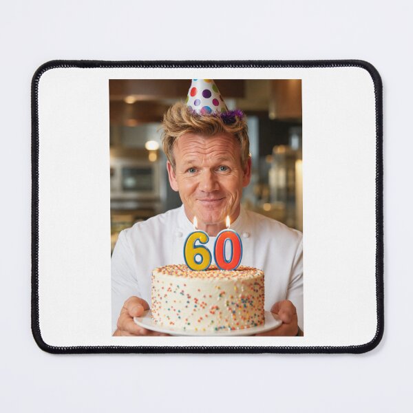 Item preview, Gordon ramsay 60th birthday Birthday funny prank meme memes parody designed and sold by CheeseBlueprint.