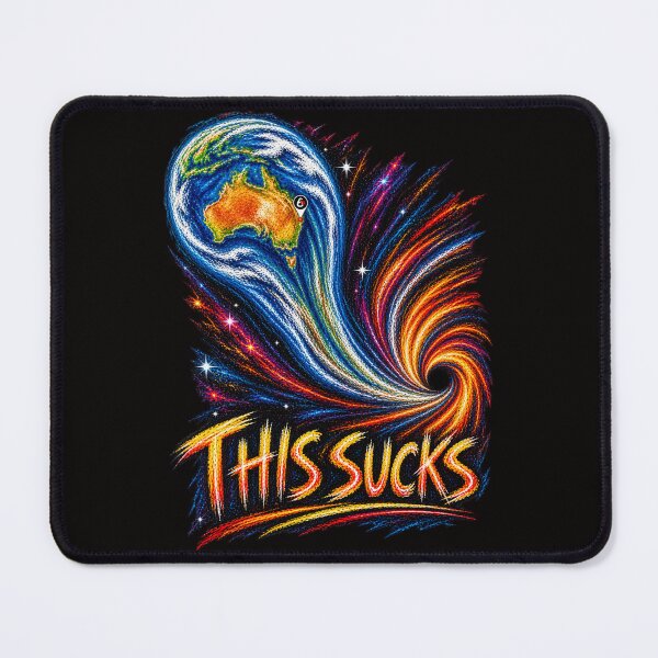 Item preview, This Sucks – Earth vs Black Hole Cosmic Disaster designed and sold by KissMy6 Industries.