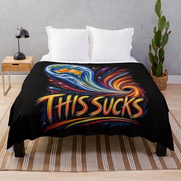 Item preview, This Sucks – Earth vs Black Hole Cosmic Disaster designed and sold by KissMy6 Industries.