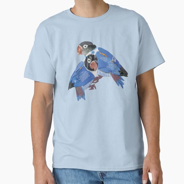 Item preview, blue lovebirds designed and sold by Ruud van Koningsbrugge.
