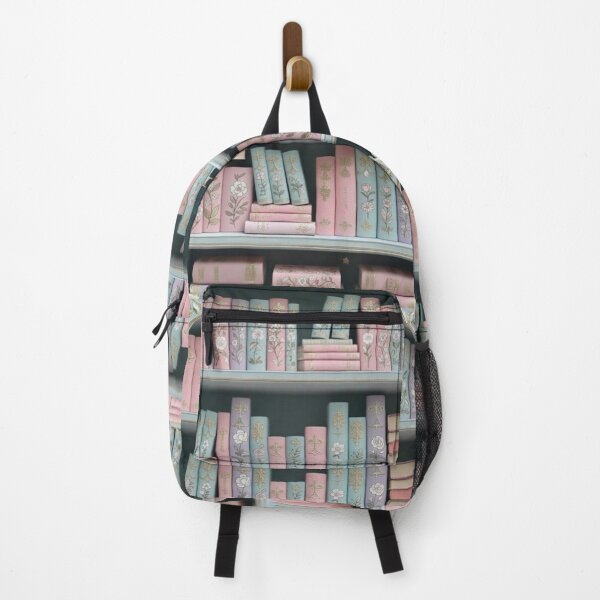 Item preview, Pastel Dream Library with Floral Books designed and sold by BriSher.