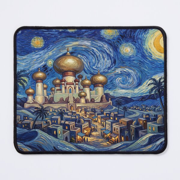 Item preview, Agrabah Starry Night Aladdin Castle Parody designed and sold by Bad-Decisions-Designs.