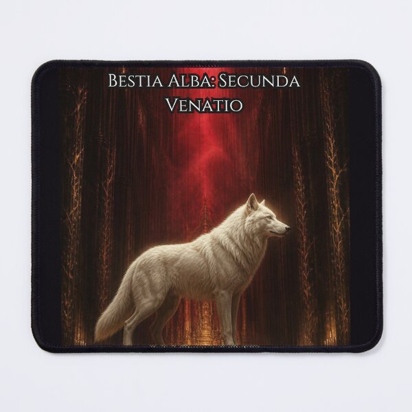 Item preview, White Wolf Cathedral Gothic Book Art designed and sold by GeoWhimsy Studio.