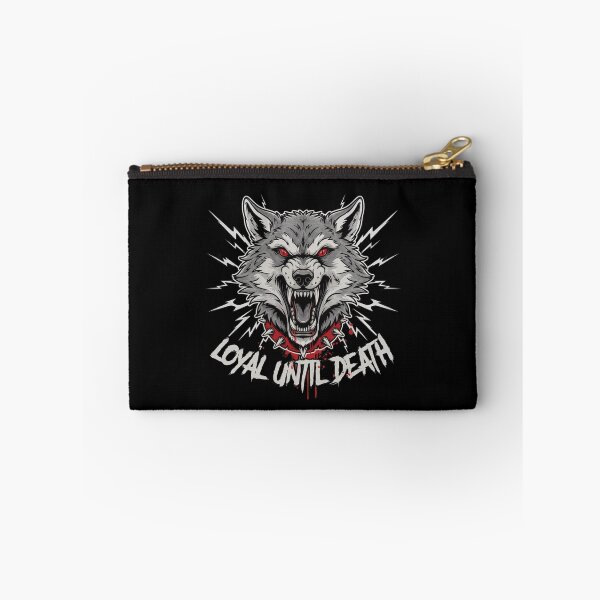 Item preview, Loyal Until Death White Wolf Spiked Collar Graphic designed and sold by Enea Kelo.