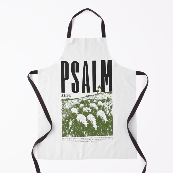Item preview, Psalm 23 Typography Christian Poster designed and sold by abichuela342.