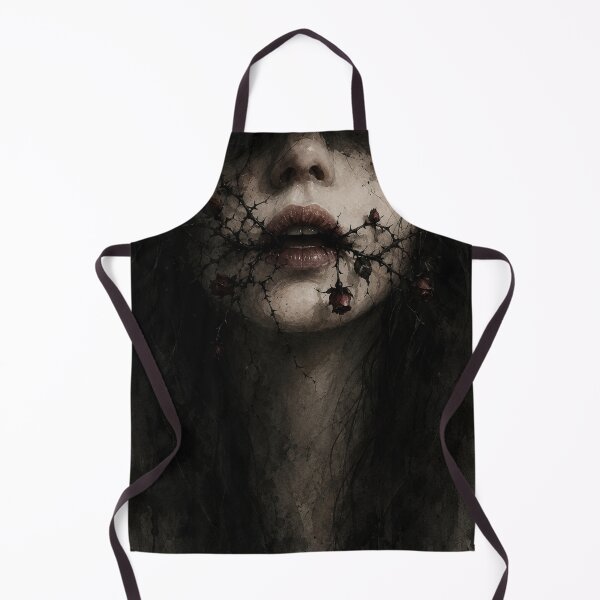 Item preview, Thorned Rose — Gothic Dark Academia Watercolor Portrait designed and sold by GrabaHuk.