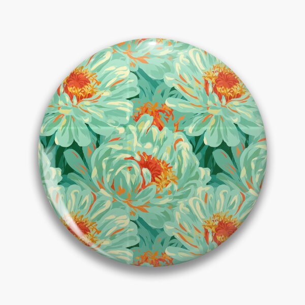 Item preview, Cute Zinnia Floral  - Botanical Garden Pattern - Unique Gifts designed and sold by RoyalStarsPatts.