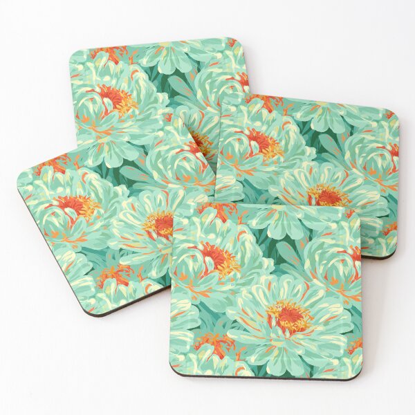 Item preview, Cute Zinnia Floral  - Botanical Garden Pattern - Unique Gifts designed and sold by RoyalStarsPatts.